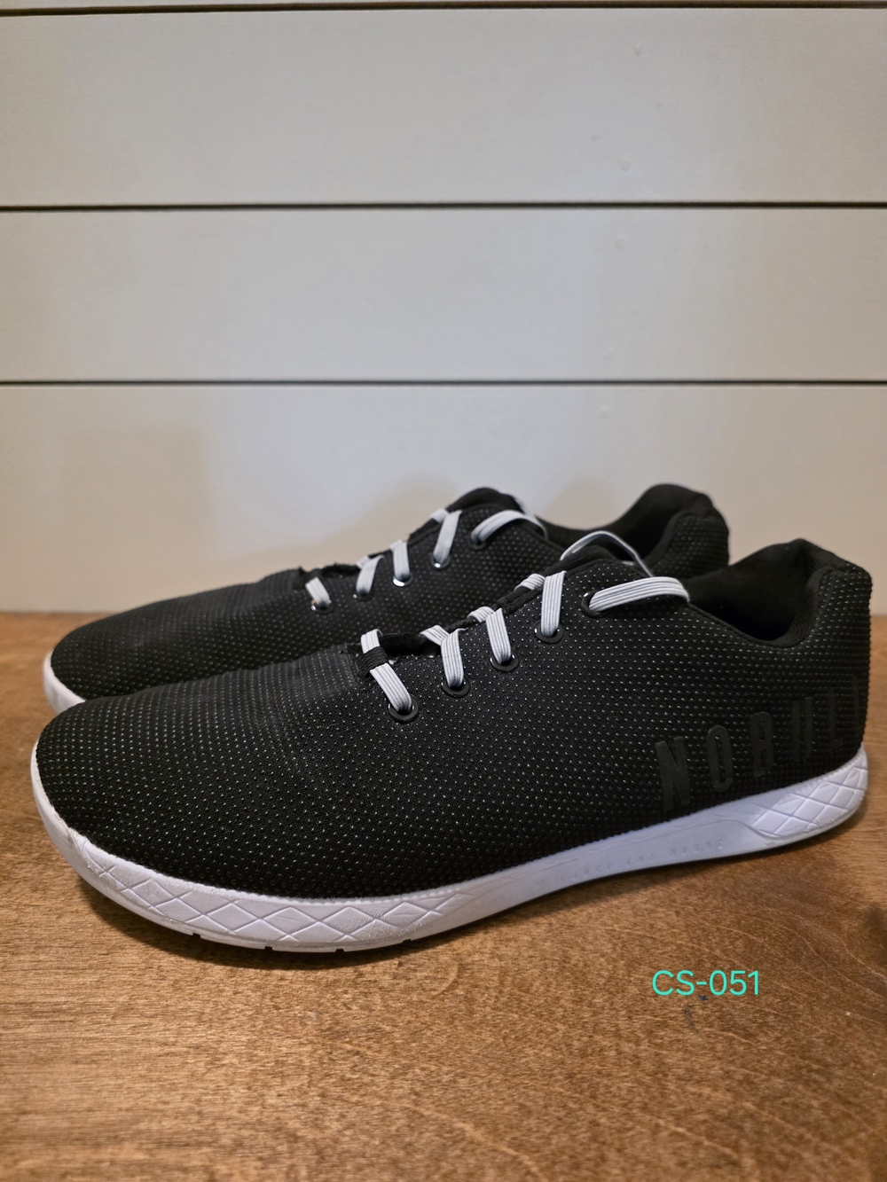 NOBULL Outwork Trainer Black White Mesh Crossfit Gym Shoes Mens
